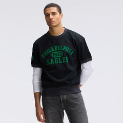 Philadelphia Eagles IconicFleece Short Sleeve Sweatshirt | NFL Hot