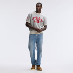 San Francisco 49ers IconicFleece Short Sleeve Sweatshirt | NFL US