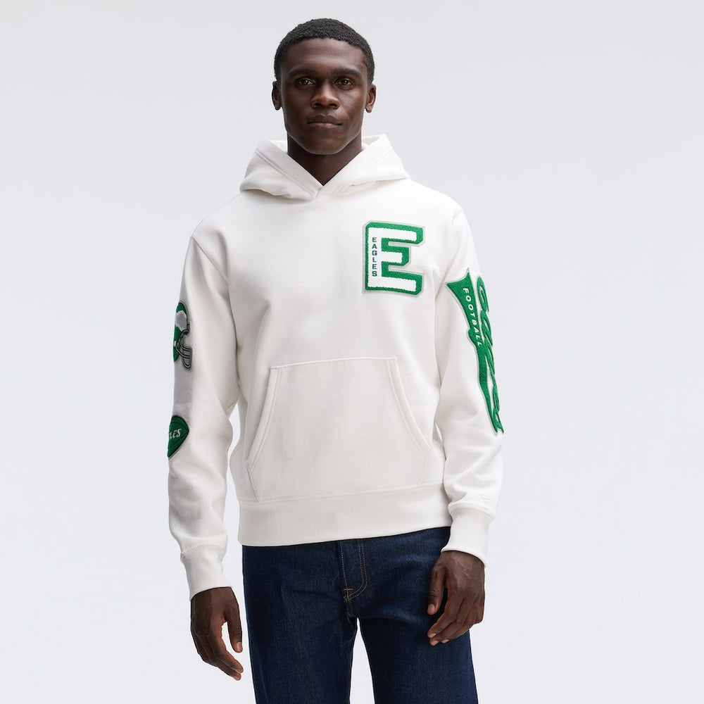 Philadelphia Eagles IconicFleece Letterman Hoodie | NFL US