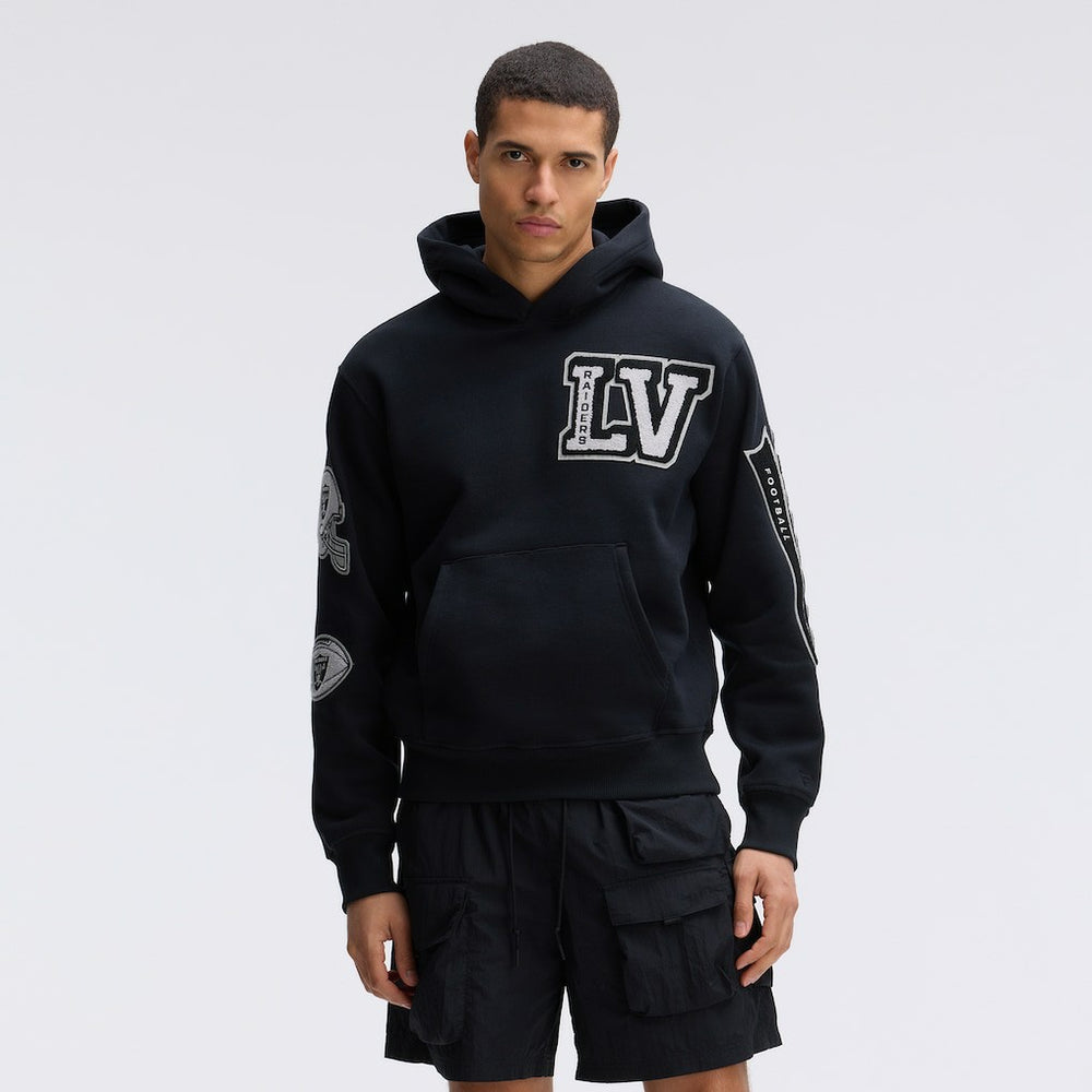 Las Vegas Raiders IconicFleece Letterman Hoodie | NFL Near me
