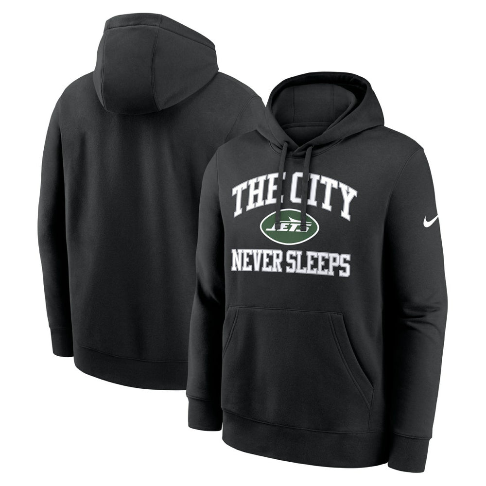 New York Jets The City Never Sleeps Club Fleece Hoodie | NFL Outlet