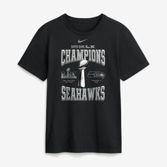 Seattle Seahawks Super Bowl LX Champions Locker Room Trophy Collection Replica T-Shirt | NFL Discount