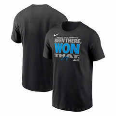 Carolina Panthers 2025 NFC South Division Champions Locker Room Trophy Collection T-Shirt | NFL Sale