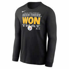 Pittsburgh Steelers 2025 AFC North Division Champions Locker Room Trophy Collection Long Sleeve T-Shirt | NFL Online
