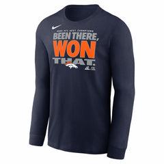 Denver Broncos 2025 AFC West Division Champions Locker Room Trophy Collection Long Sleeve T-Shirt | NFL US