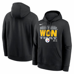 Pittsburgh Steelers 2025 AFC North Division Champions Locker Room Trophy Collection Hoodie | NFL Sale