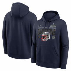 New England Patriots 2025 AFC Champions Glory Shield Hoodie | NFL Sale