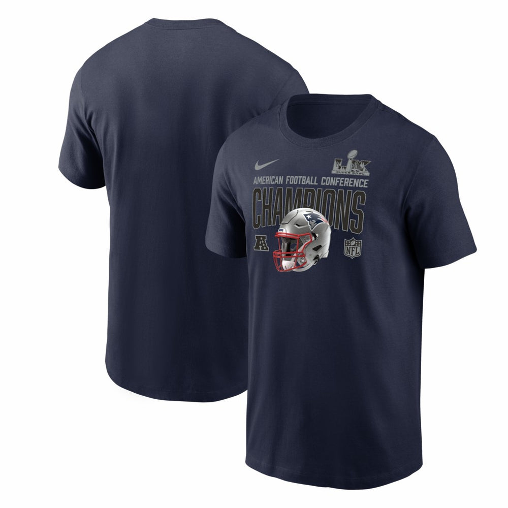 New England Patriots 2025 AFC Champions Glory Shield T-Shirt | NFL On sale