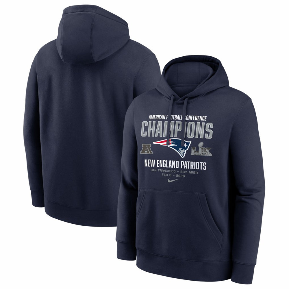 New England Patriots 2025 AFC Champions Team Nation Hoodie | NFL US