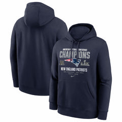 New England Patriots 2025 AFC Champions Team Nation Hoodie | NFL US