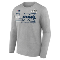 New England Patriots Super Bowl LX Roster Long Sleeve T-Shirt | NFL Outlet