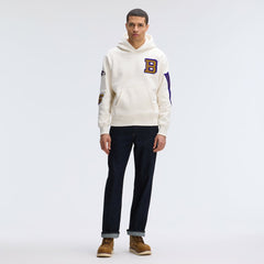 Baltimore Ravens IconicFleece Letterman Hoodie | NFL Outlet