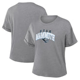 Utah Mammoth Fanatics Women's Tribute Tri-Blend Boxy T-Shirt - NHL T-shirts