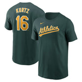 Nick Kurtz Athletics Nike Fuse Name & Number T-Shirt - MLB T-shirts