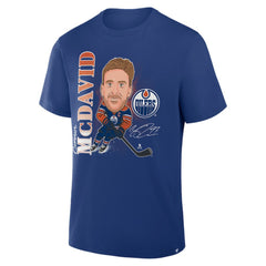 Connor McDavid Edmonton Oilers Fanatics Caricature Player T-Shirt - NHL T-shirts