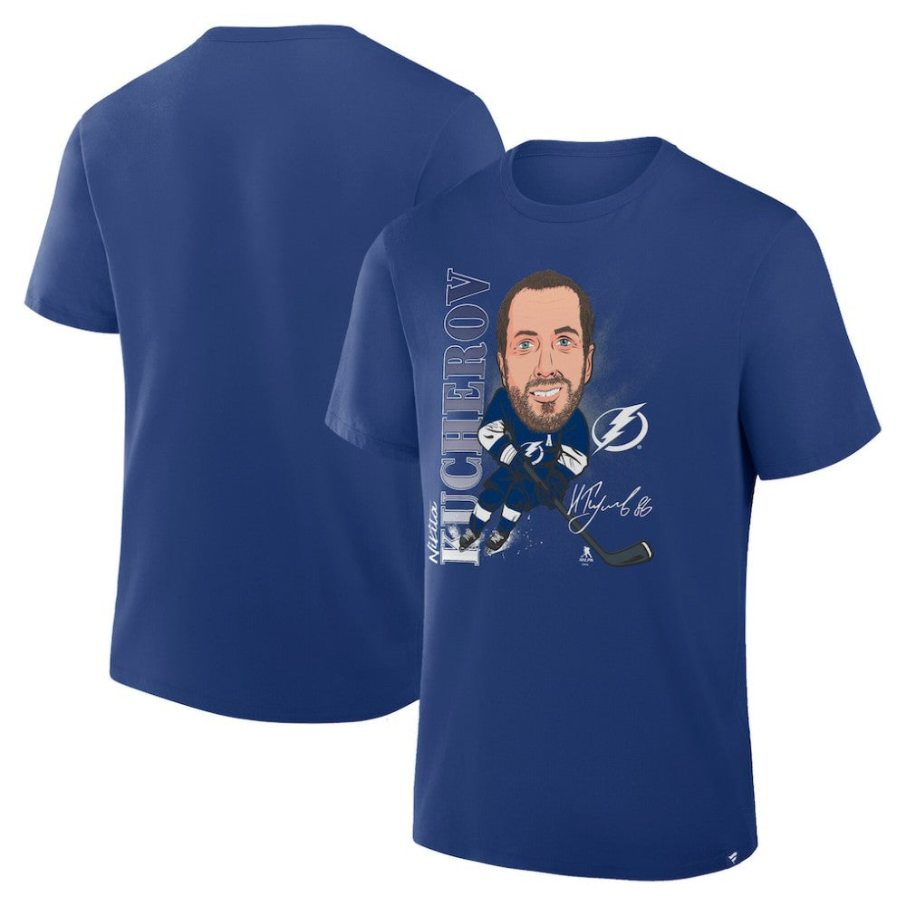 Nikita Kucherov Tampa Bay Lightning Fanatics Caricature Player T-Shirt - NHL T-shirts