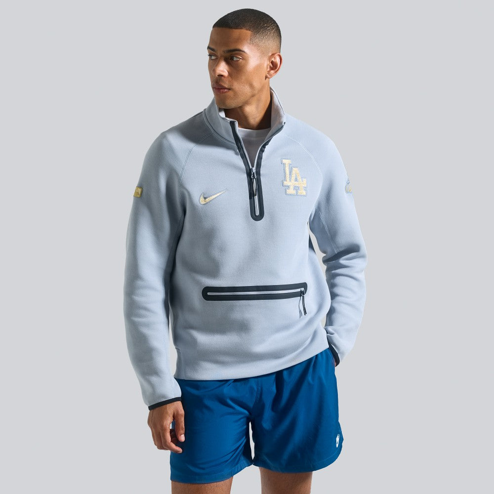 Los Angeles Dodgers Nike 2026 Gold Collection Tech Fleece Half-Zip Pullover - MLB Pullover