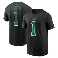 Philadelphia Eagles Jalen Hurts Player Name & Number T-Shirt | NFL Hot