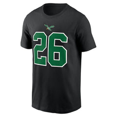 Philadelphia Eagles Saquon Barkley Player Name & Number T-Shirt | NFL On sale
