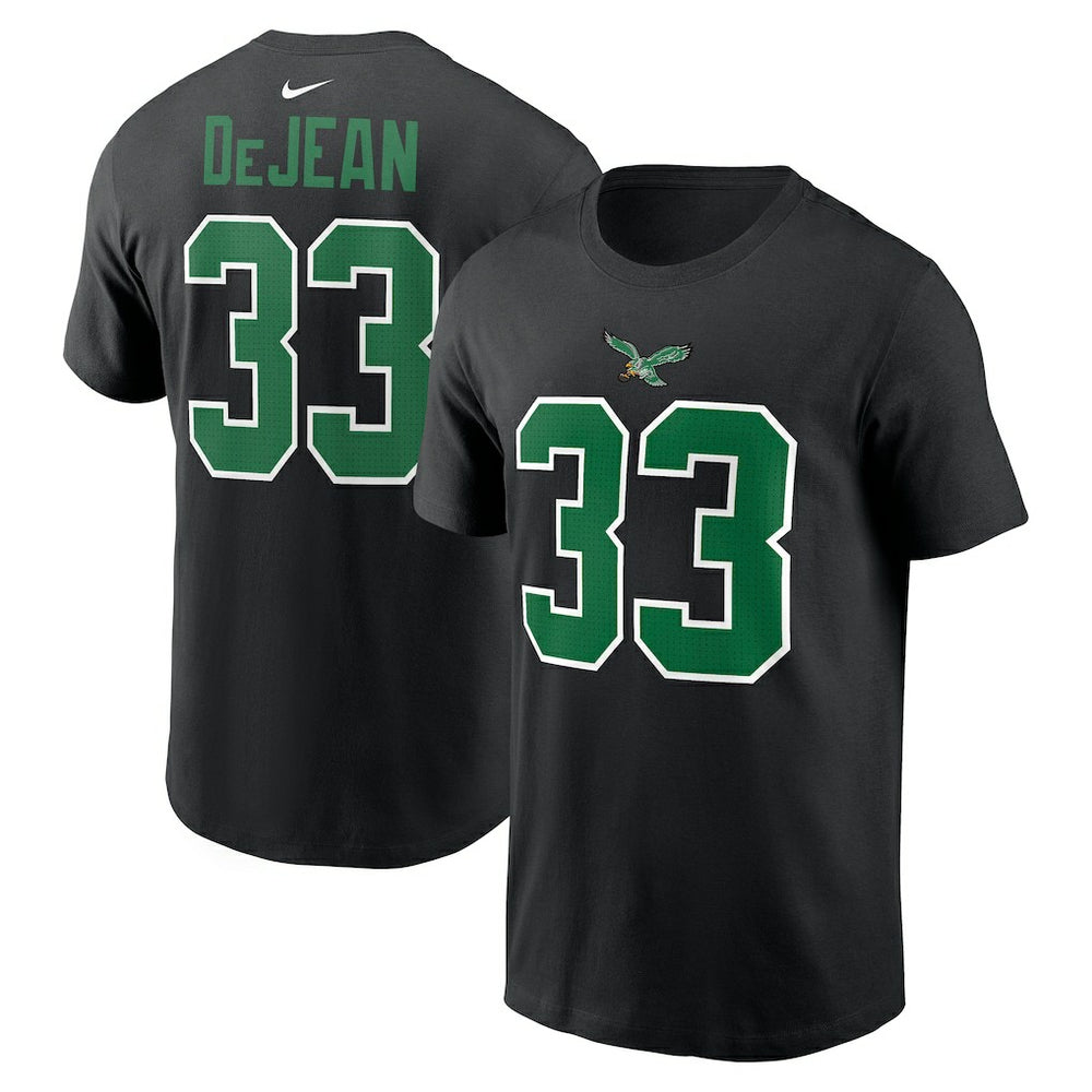 Philadelphia Eagles Cooper DeJean Player Name & Number T-Shirt | NFL Outlet