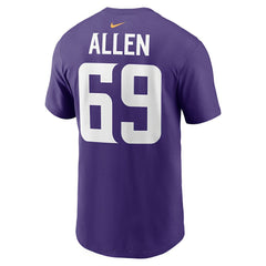 Minnesota Vikings Jared Allen Retired Player Name & Number T-Shirt | NFL New