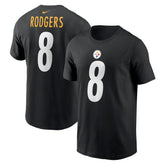 Pittsburgh Steelers Aaron Rodgers Name & Number T-Shirt | NFL US