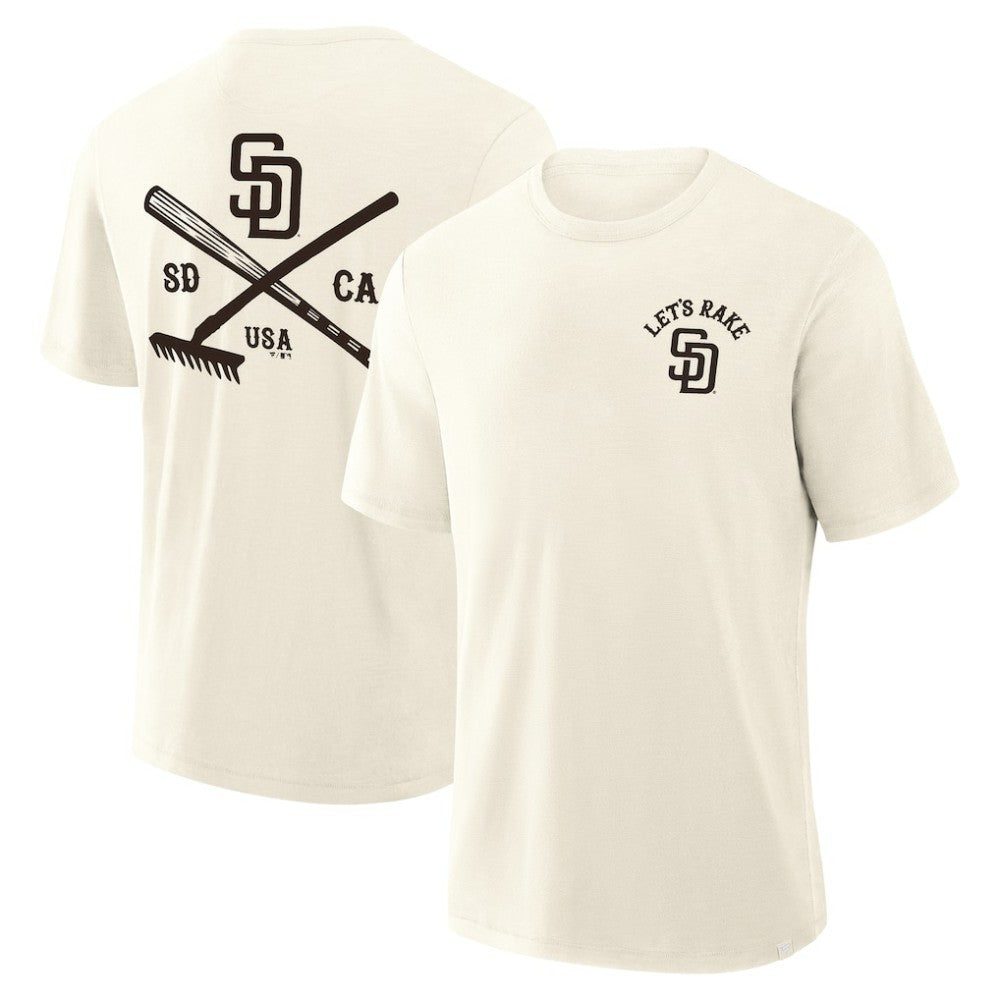 San Diego Padres Fanatics Nostalgia Stadium Slub T-Shirt - MLB T-shirts