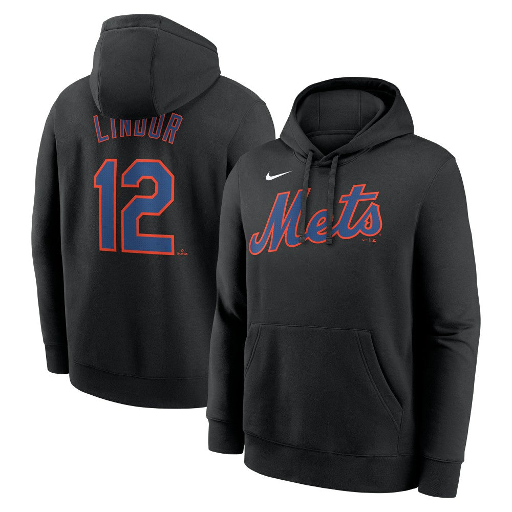 Francisco Lindor New York Mets Nike Player Name & Number Club Pullover Hoodie - MLB Hoodies