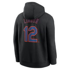 Francisco Lindor New York Mets Nike Player Name & Number Club Pullover Hoodie - MLB Hoodies