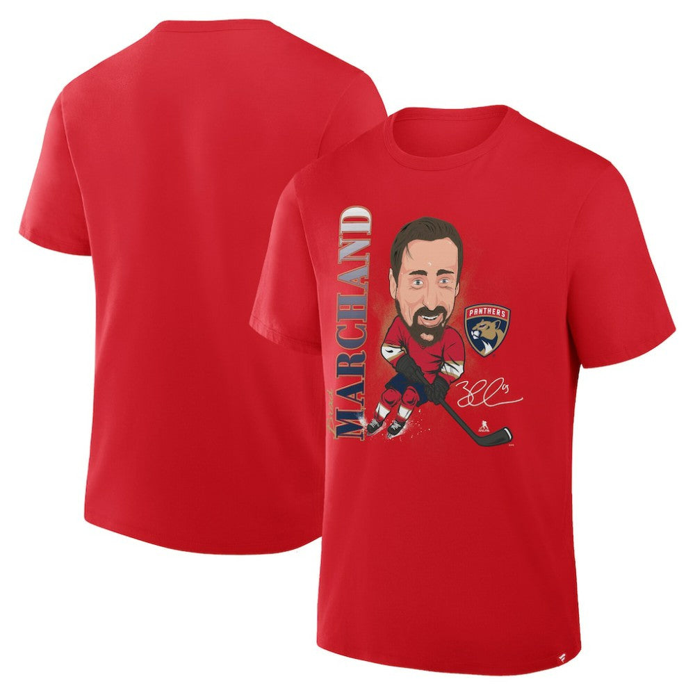 Brad Marchand Florida Panthers Fanatics Caricature Player T-Shirt - NHL T-shirts