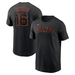 Rafael Devers San Francisco Giants Nike Home Name & Number T-Shirt - MLB T-shirts