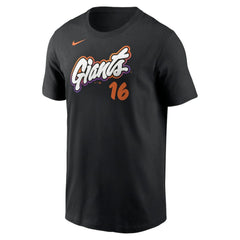 Rafael Devers San Francisco Giants Nike 2025 City Connect Fuse Name & Number T-Shirt - MLB T-shirts