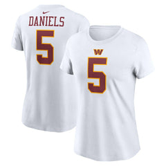 Washington Commanders Jayden Daniels Women's Super Bowl Era Name & Number T-Shirt | NFL Near me