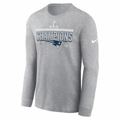 New England Patriots 2025 AFC Champions Locker Room Trophy Collection Long Sleeve T-Shirt | NFL US