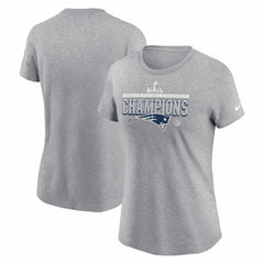 New England Patriots Women's 2025 AFC Champions Locker Room Trophy Collection T-Shirt | NFL Online
