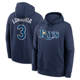 Evan Longoria Tampa Bay Rays Nike Player Name & Number Club Pullover Hoodie - MLB Hoodies