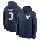 Babe Ruth New York Yankees Nike Retired Player Name & Number Club Pullover Hoodie - MLB Hoodies