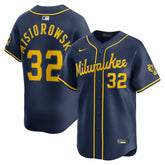 Jacob Misiorowski Milwaukee Brewers Nike Alternate Limited Jersey - MLB Jerseys