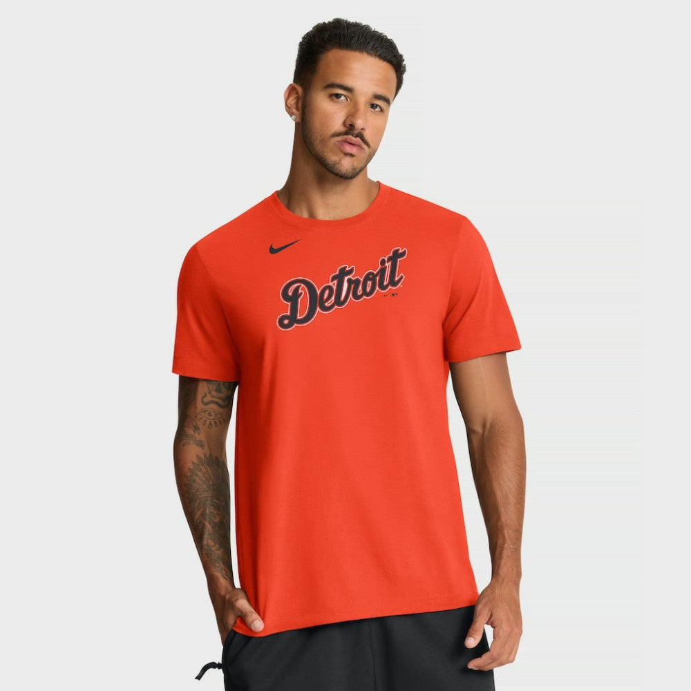 Detroit Tigers Nike Alternate Wordmark T-Shirt - MLB T-shirts