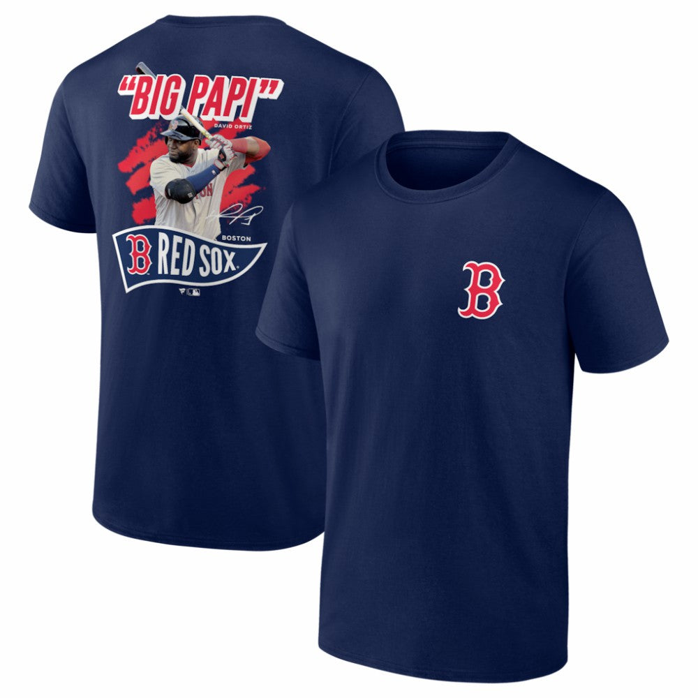 David Ortiz Boston Red Sox Fanatics Retired Player Nickname Name & Number T-Shirt - MLB T-shirts