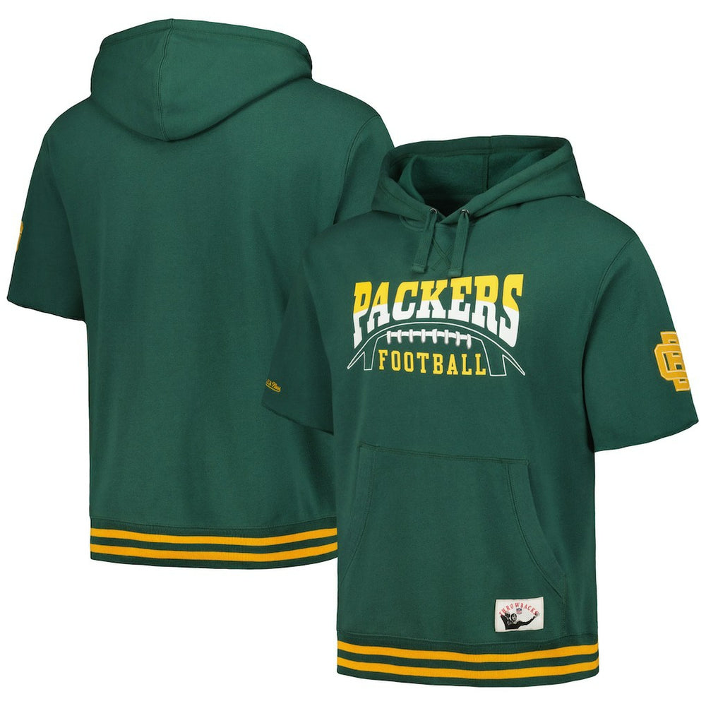 Green Bay Packers Pre-Game Short Sleeve Pullover Hoodie | NFL Sale