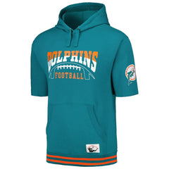 Miami Dolphins Pre-Game Short Sleeve Pullover Hoodie | NFL US