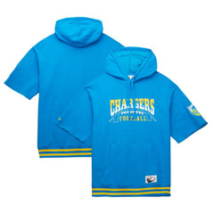 Los Angeles Chargers Pre-Game Short Sleeve Pullover Hoodie | NFL Discount