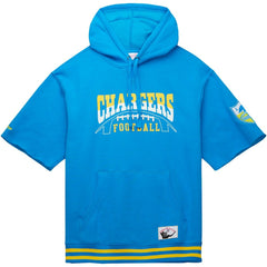 Los Angeles Chargers Pre-Game Short Sleeve Pullover Hoodie | NFL Discount