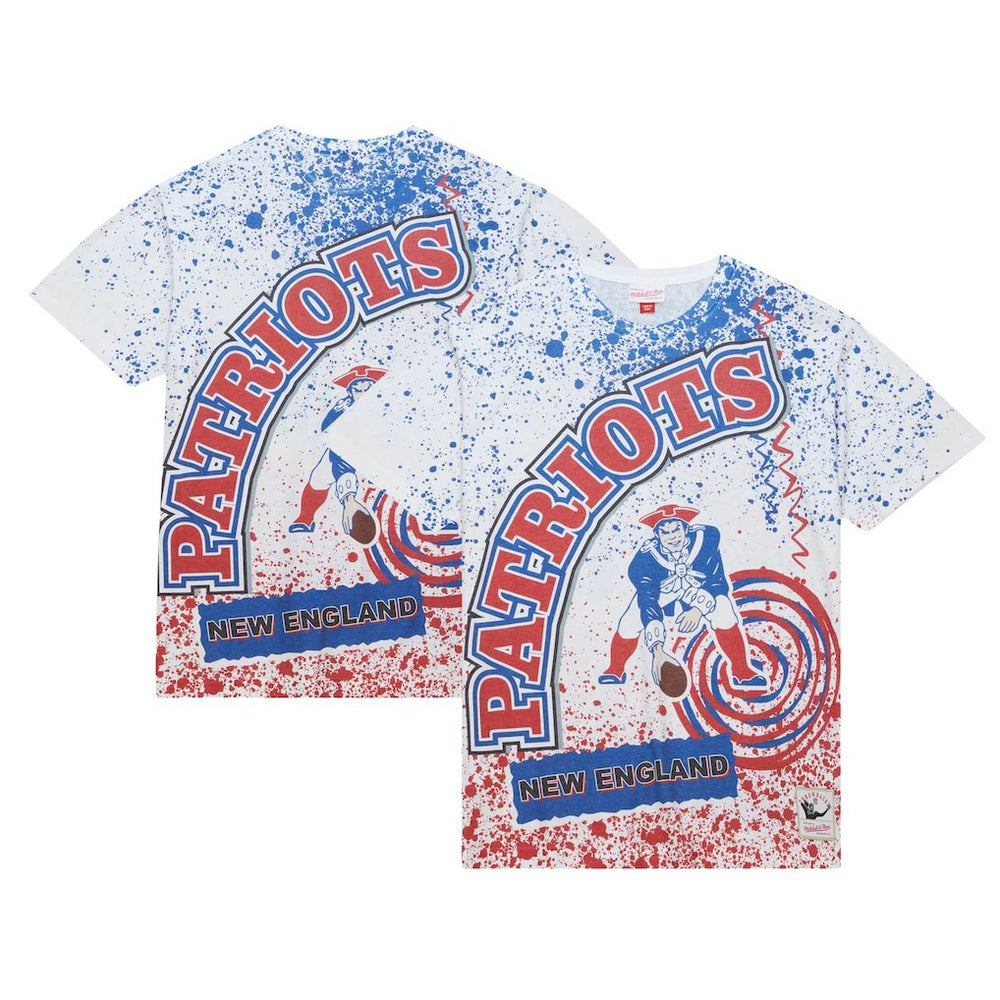 New England Patriots Team Burst Sublimated T-Shirt | NFL New