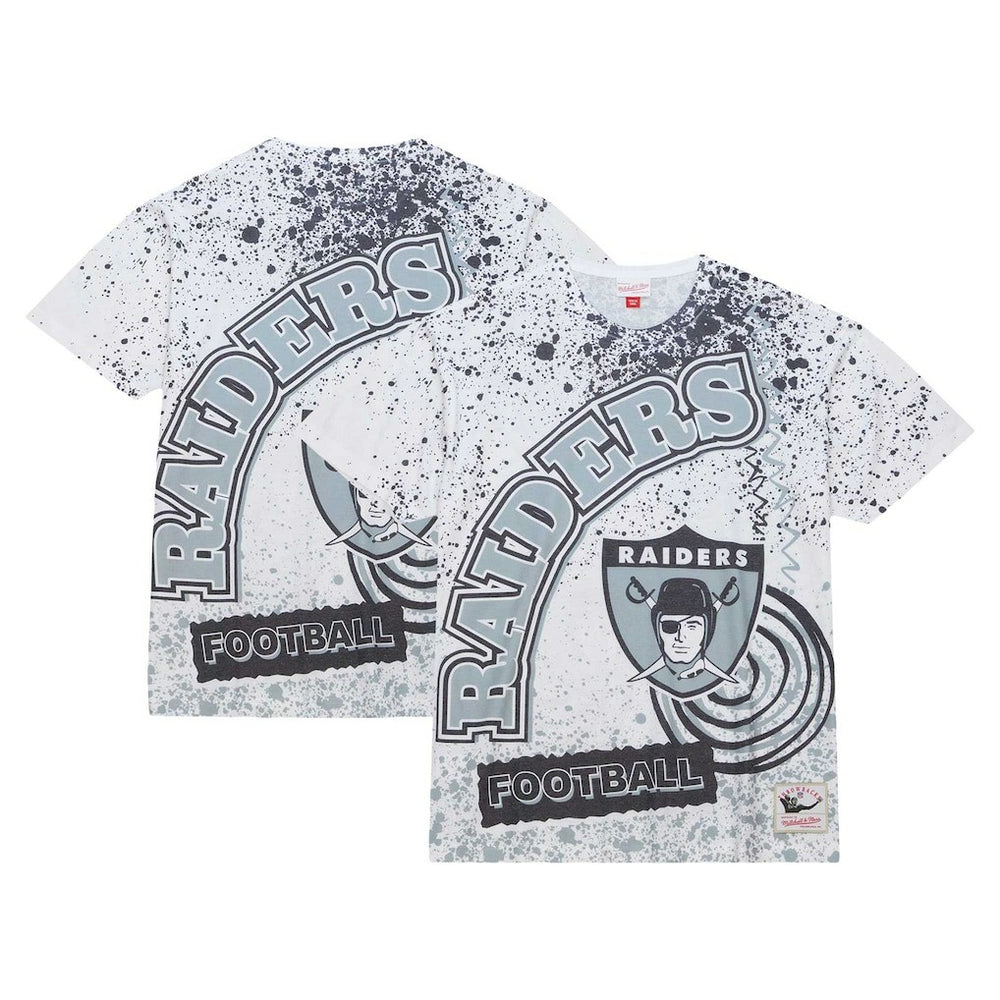 Las Vegas Raiders Team Burst Sublimated T-Shirt | NFL Hot