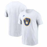 Milwaukee Brewers Nike Cooperstown Collection Logo T-Shirt - MLB T-shirts