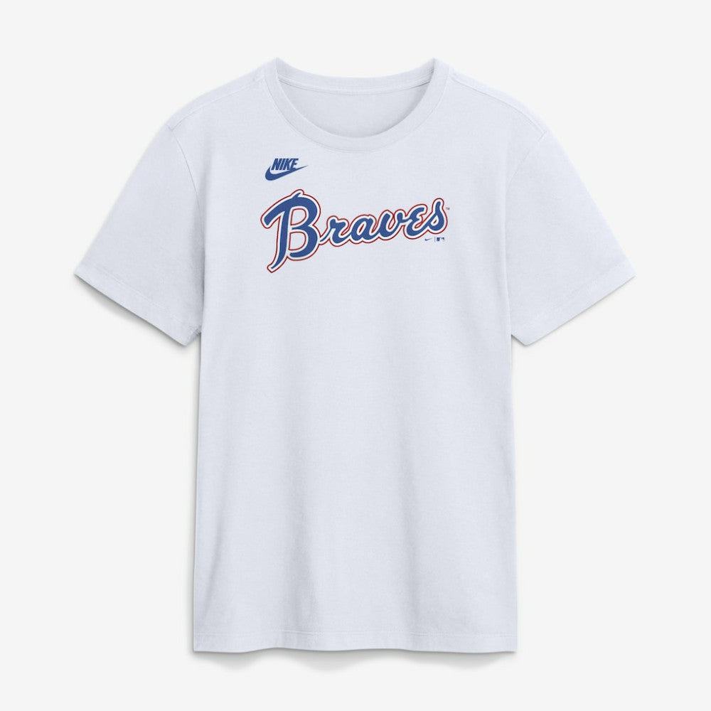 Atlanta Braves Nike Cooperstown Collection Wordmark T-Shirt - MLB T-shirts