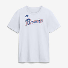 Atlanta Braves Nike Cooperstown Collection Wordmark T-Shirt - MLB T-shirts