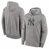 New York Yankees Nike Primary Logo Therma Hoodie - MLB Hoodies